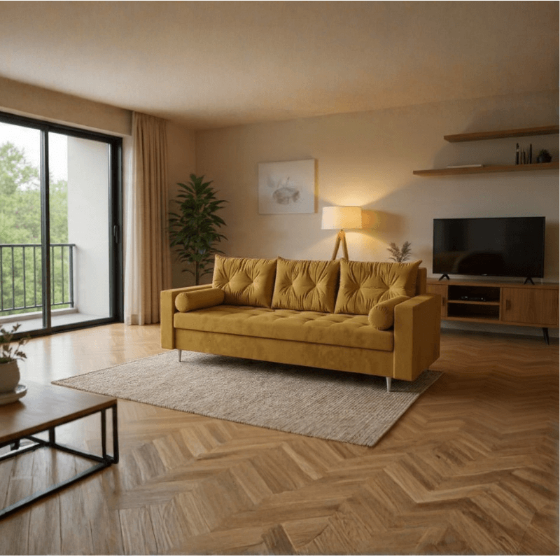 Sofa rozkładana SILEA - usiądź i rozpłyń się