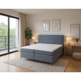 Łóżko AURA Sky 160x200cm - rozświetla sypialnię