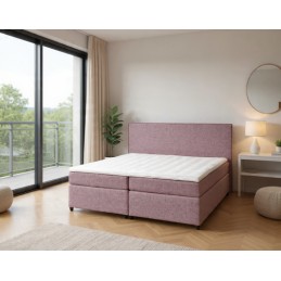 Łóżo BLOOM 160x200cm - kontynentalne łóżko, które ociepla całą sypialnię