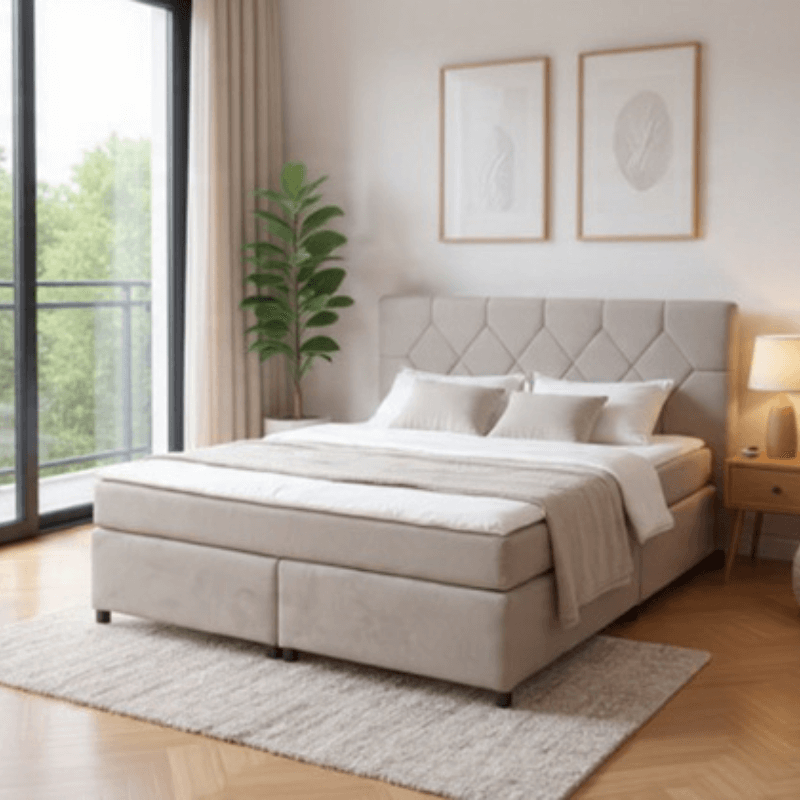 Łóżko DIAMOND 160x200cm - łóżko, które wnosi luksus bez przesady