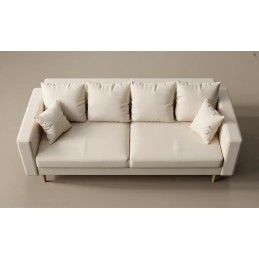 Sofa rozkładana LUNARA - lekka i spokojna