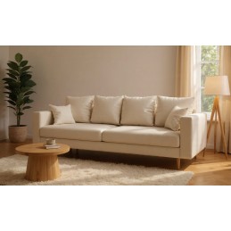 Sofa rozkładana LUNARA - lekka i spokojna