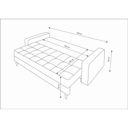 Sofa rozkładana LIRMO - wprowadza naturalny rytm