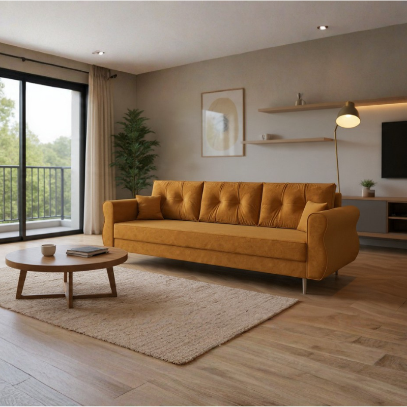 Sofa rozkładana RIMA - pasuje do każdego stylu